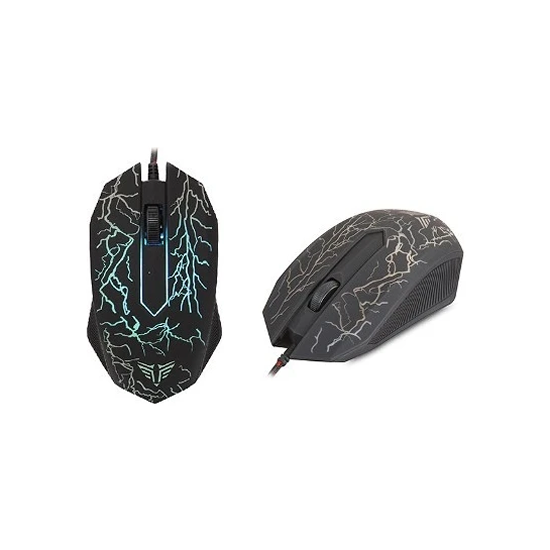 Everest KMX-88 Oyuncu USB Kablolu Q Klavye Mouse Set - Siyah